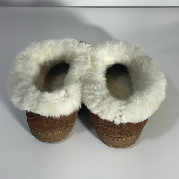 Red Wing SheepSkin Fleece Lined Cowhide Suede Leather Slippers Size L8; NICE!! - Picture 11 of 15